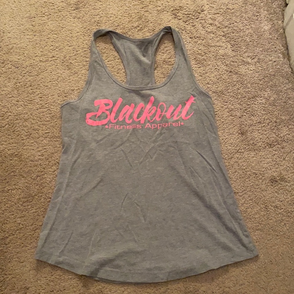 Blackout Fitness Apparel Tank, Size M/L, Fitness